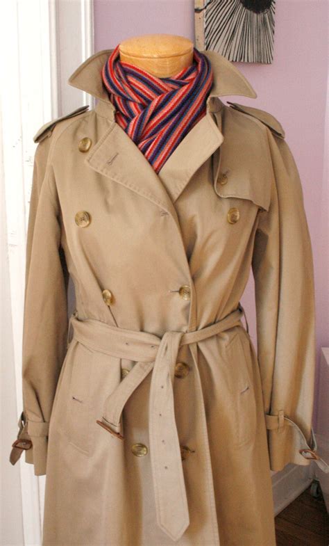 burberry vintage trench coat womens